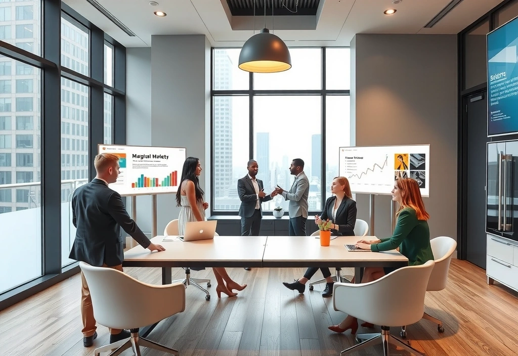 MarketingNet office environment showing our collaborative workspace